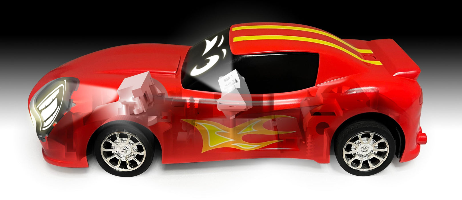 Mindscope Cartoons Remote Control Red Race Car