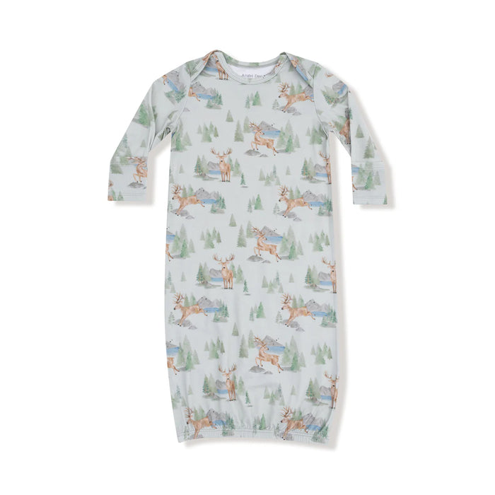 Angel Dear Buck Deer Lap Shoulder Gown 0-3M