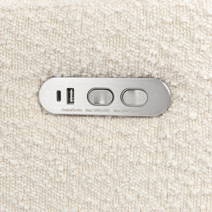 Babyletto Kiwi Plus Power Recliner and Swivel Glider with Power Adjustable Headrest and USB Port