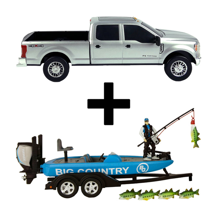 Big Country Bass Fishing Boat & Ford F250 Combo