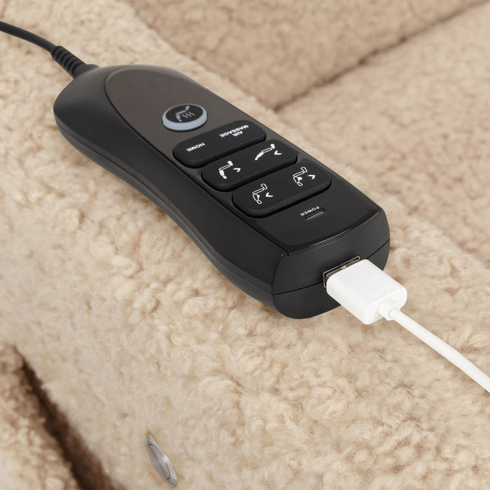 Babyletto Kiwi Deluxe Power Recliner & Swivel Glider with Heat and Massage