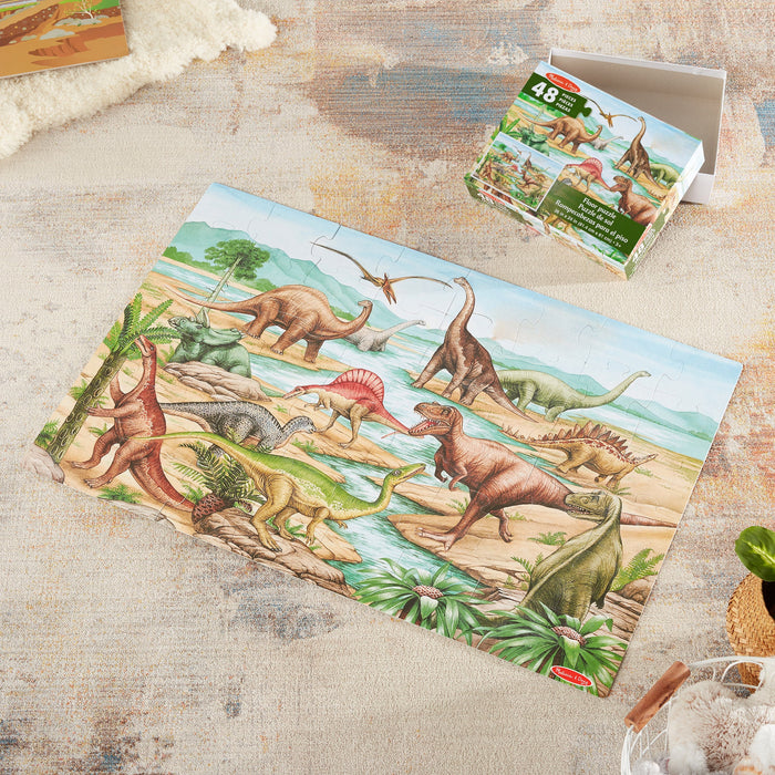 Melissa & Doug Dinosaurs Floor Puzzle -48 pcs