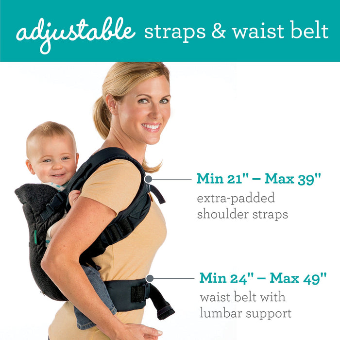 Infantino Flip 4-in-1 Convertible Carrier, Black
