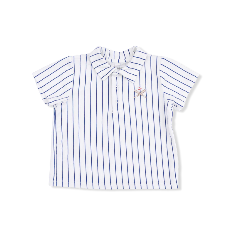 Angel Dear Baseball Stripe Polo w/Short