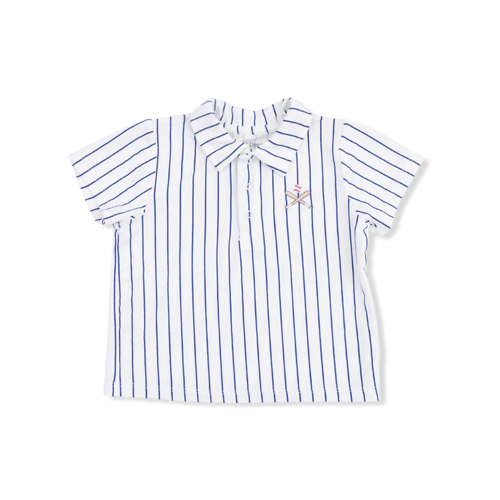 Angel Dear Baseball Stripe Polo w/Short