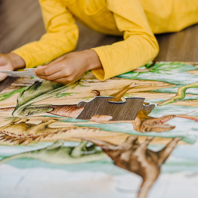 Melissa & Doug Dinosaurs Floor Puzzle -48 pcs