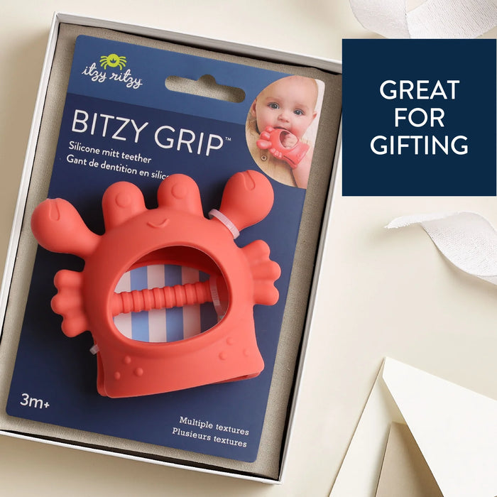 Itzy Ritzy Bitzy Grip Chew Crab Teether