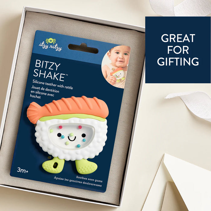 Itzy Ritzy Sweetie Shake Plus Rattle Teether Sushi