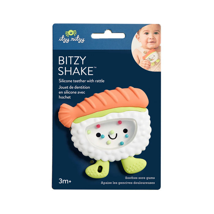 Itzy Ritzy Sweetie Shake Plus Rattle Teether Sushi