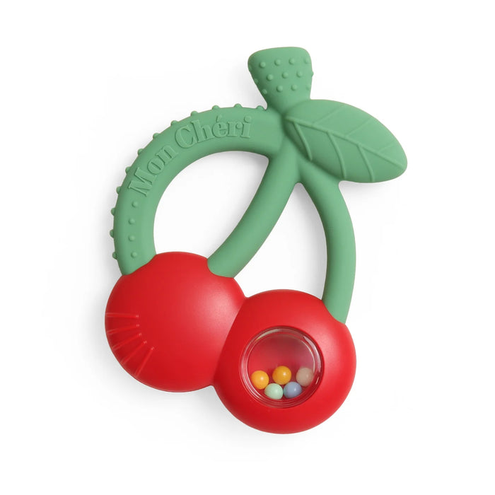 Itzy Ritzy Bitzy Shake Silicone Teether Rattle Cherries
