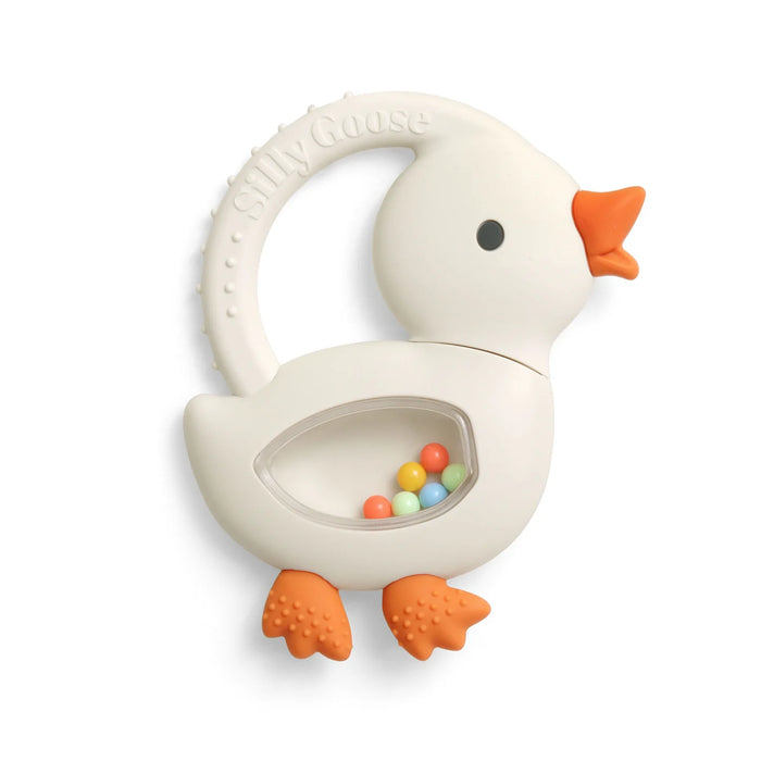 Itzy Ritzy Bitzy Shake Rattle Teether Goose