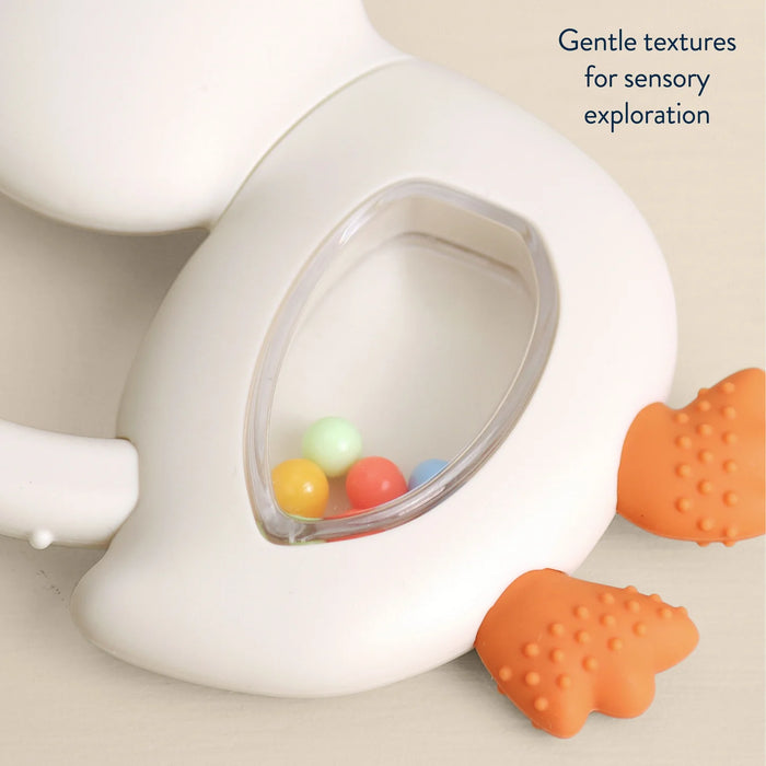 Itzy Ritzy Bitzy Shake Rattle Teether Goose