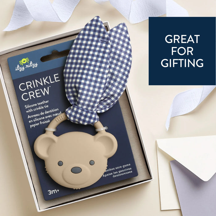 Itzy Ritzy Crinkle Crew Bear