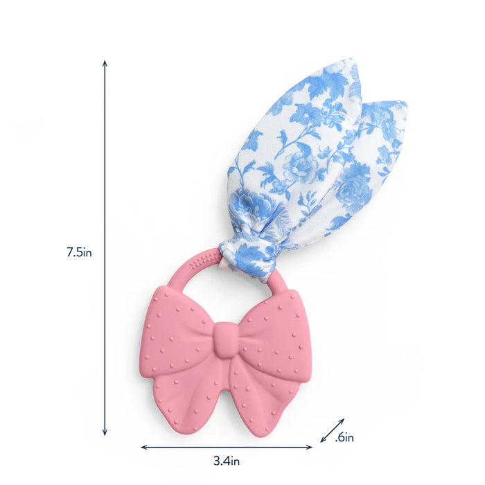 Itzy Ritzy Crinkle Crew Pink Bow
