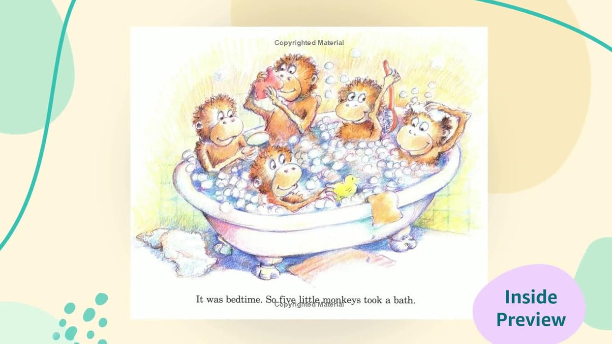 Harper Collins Five Little Monkeys Jumping on the Bed