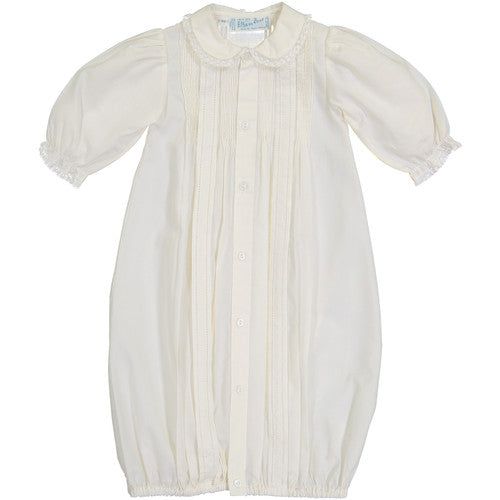 Feltman Brothers Girls Dot Take Me Home Gown & Hat - Ivory