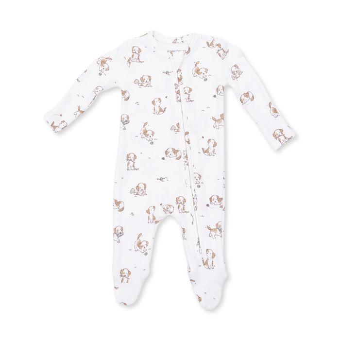 Angel Dear Explorer Puppy Zip Footie