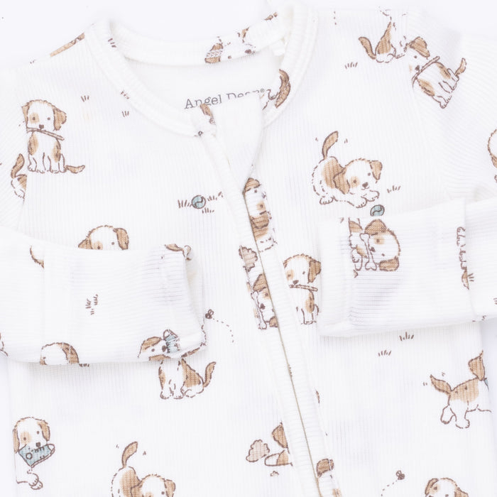 Angel Dear Explorer Puppy Zip Footie