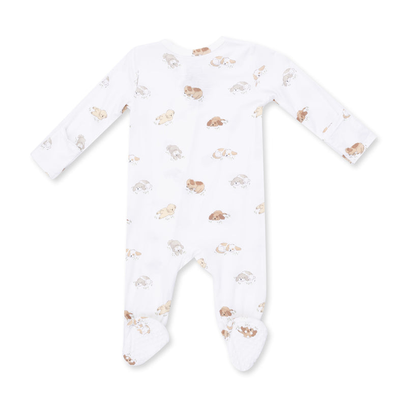 Angel Dear Puppy Snuggle Club Zip Footie