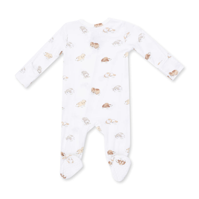 Angel Dear Puppy Snuggle Club Zip Footie