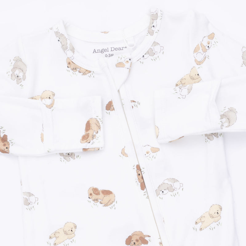 Angel Dear Puppy Snuggle Club Zip Footie