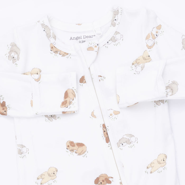 Angel Dear Puppy Snuggle Club Zip Footie