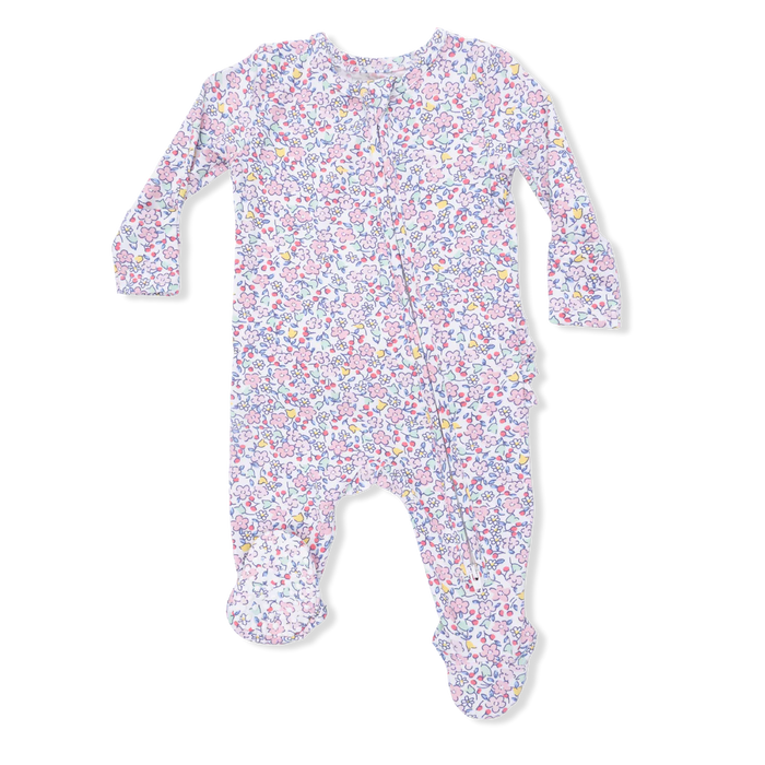 Angel Dear Elizabeth's Garden Zipper Footie