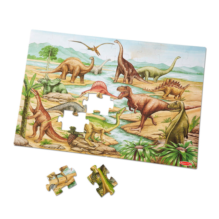 Melissa & Doug Dinosaurs Floor Puzzle -48 pcs