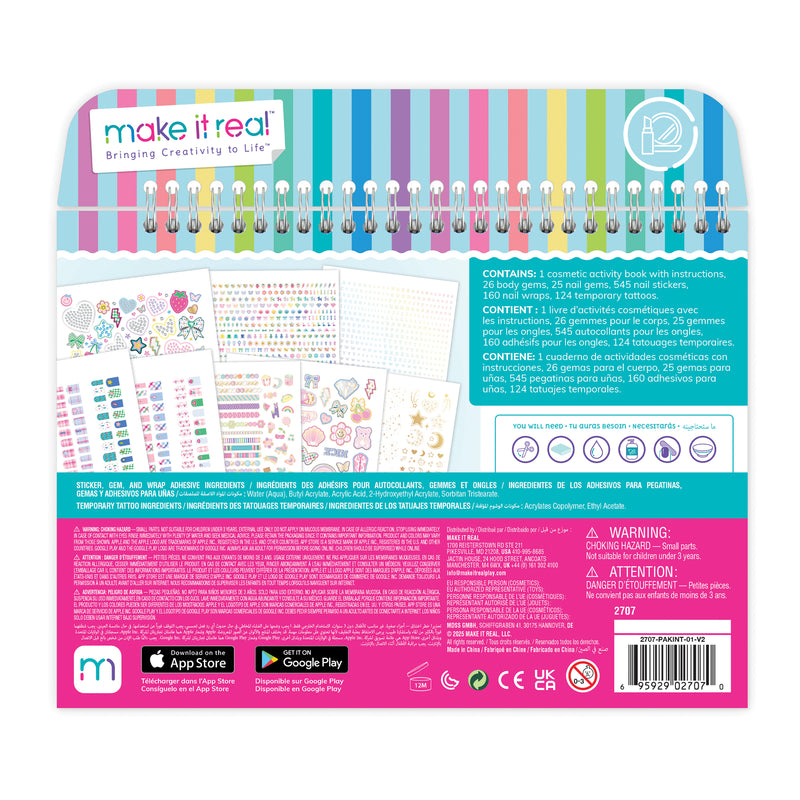 Make it Real Bejeweled Cosmetic Activity Book