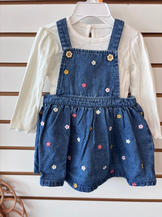 Little Me Floral Jumper Set