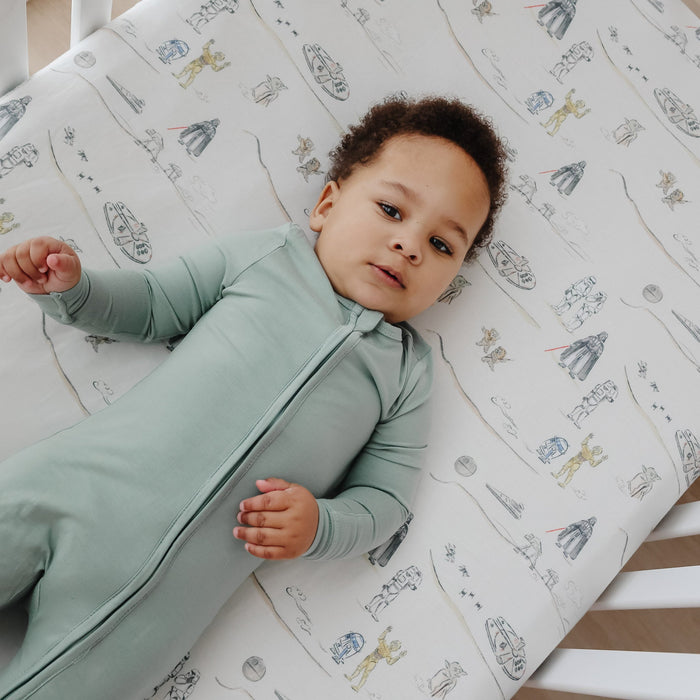 Copper Pearl Crib Sheet | Tatooine