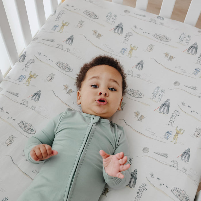 Copper Pearl Crib Sheet | Tatooine