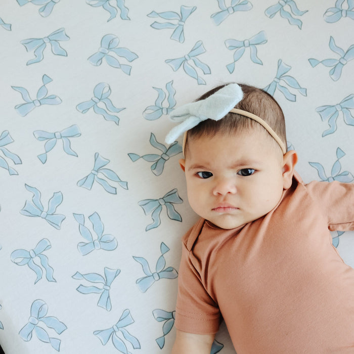 Copper Pearl Crib Sheet | Daphne