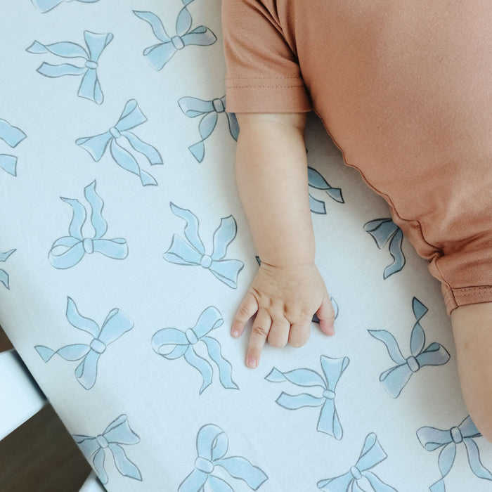 Copper Pearl Crib Sheet | Daphne