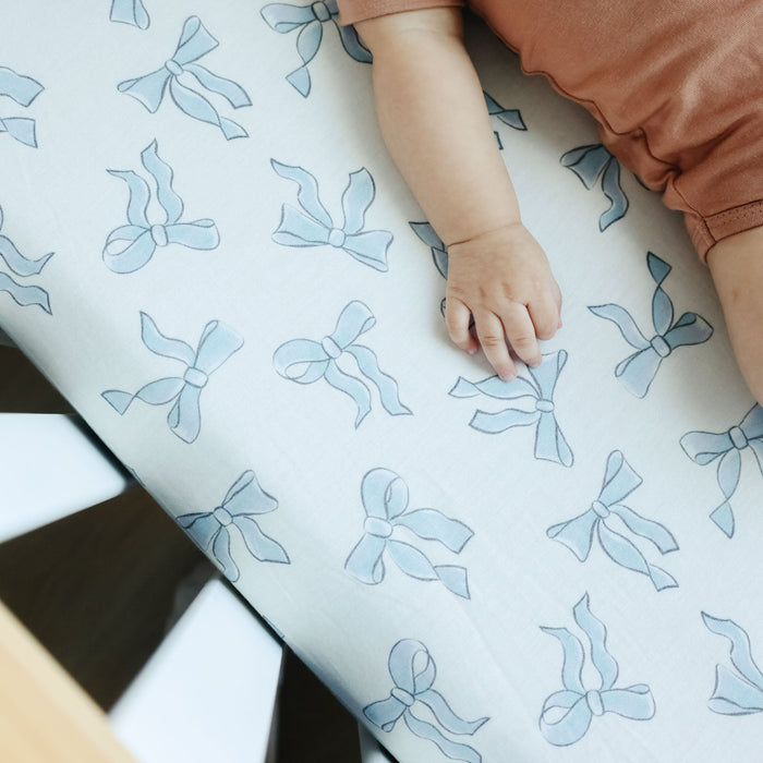 Copper Pearl Crib Sheet | Daphne