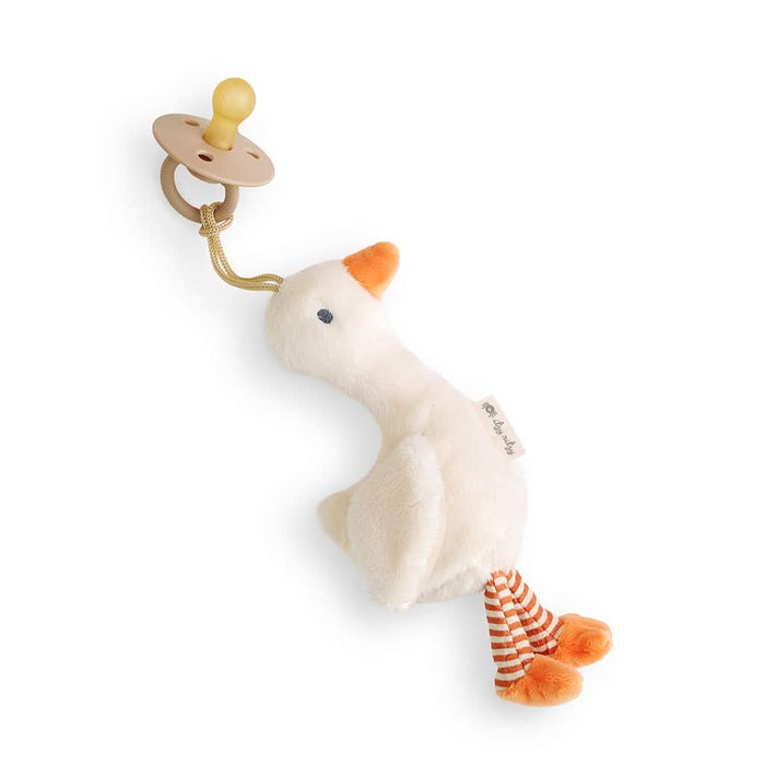 Itzy Ritzy Bitzy Pal Goose Plush Paci