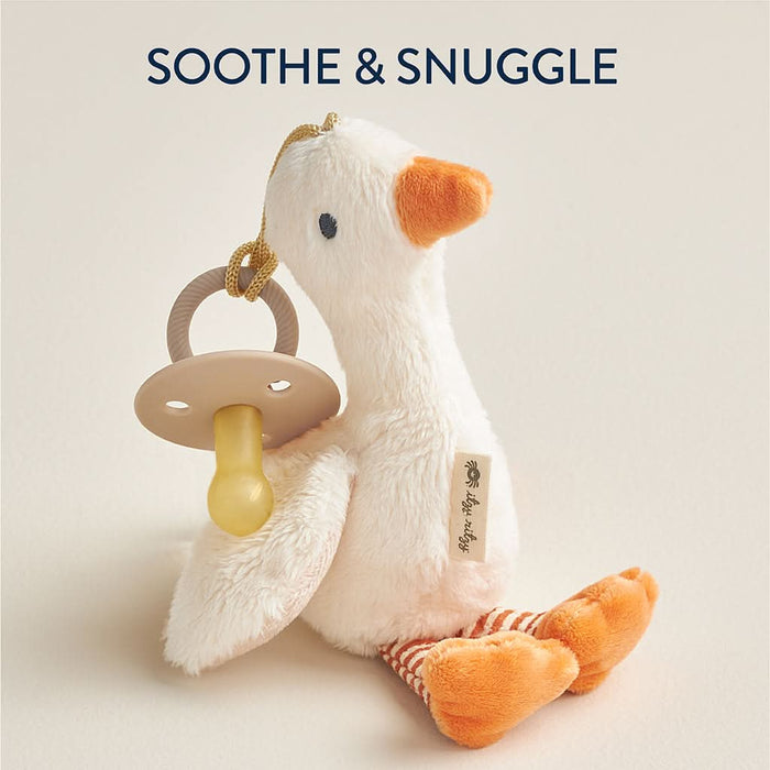 Itzy Ritzy Bitzy Pal Goose Plush Paci