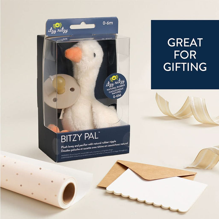 Itzy Ritzy Bitzy Pal Goose Plush Paci