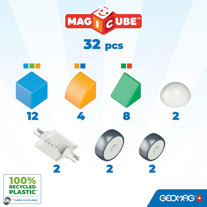 Geo Mag Magic Cube 32 Pcs