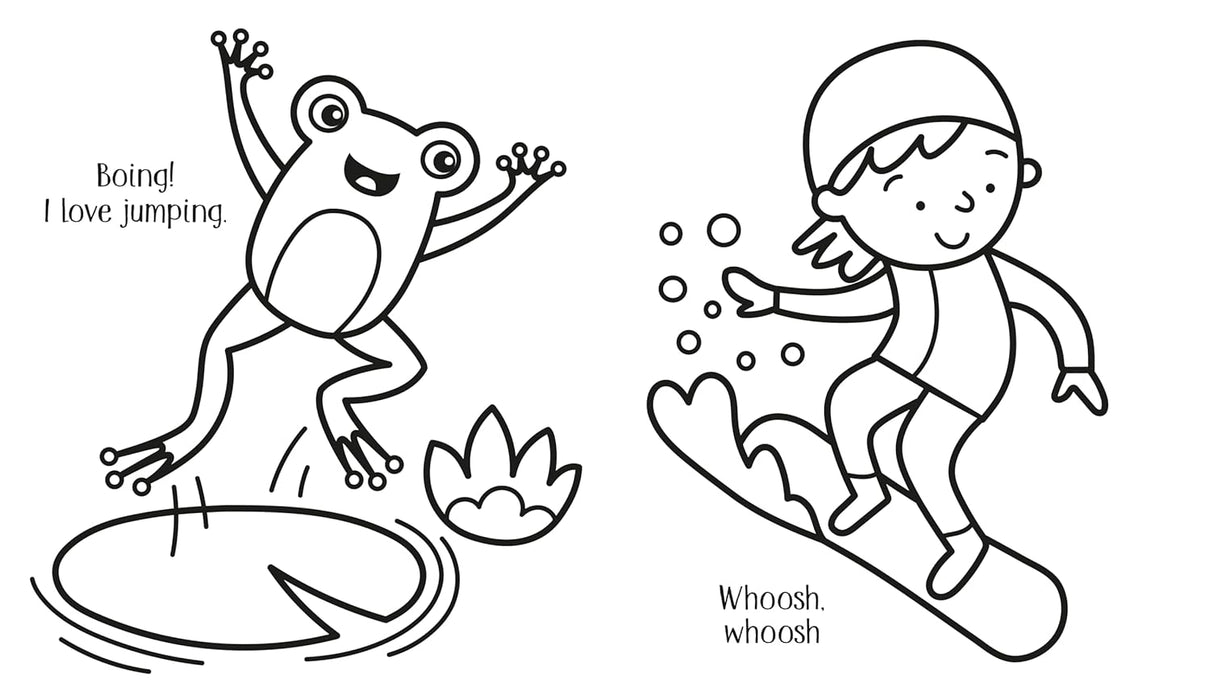 Harper Collins My Big Happy Coloring Book