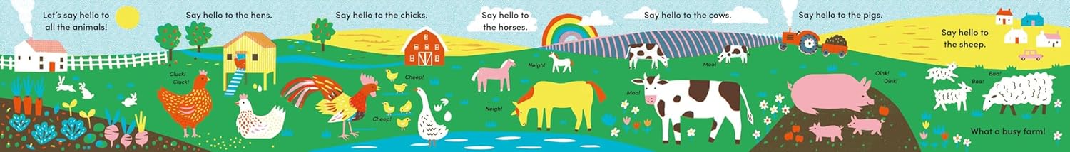 Workman Publishing Tummy Time Farm Book