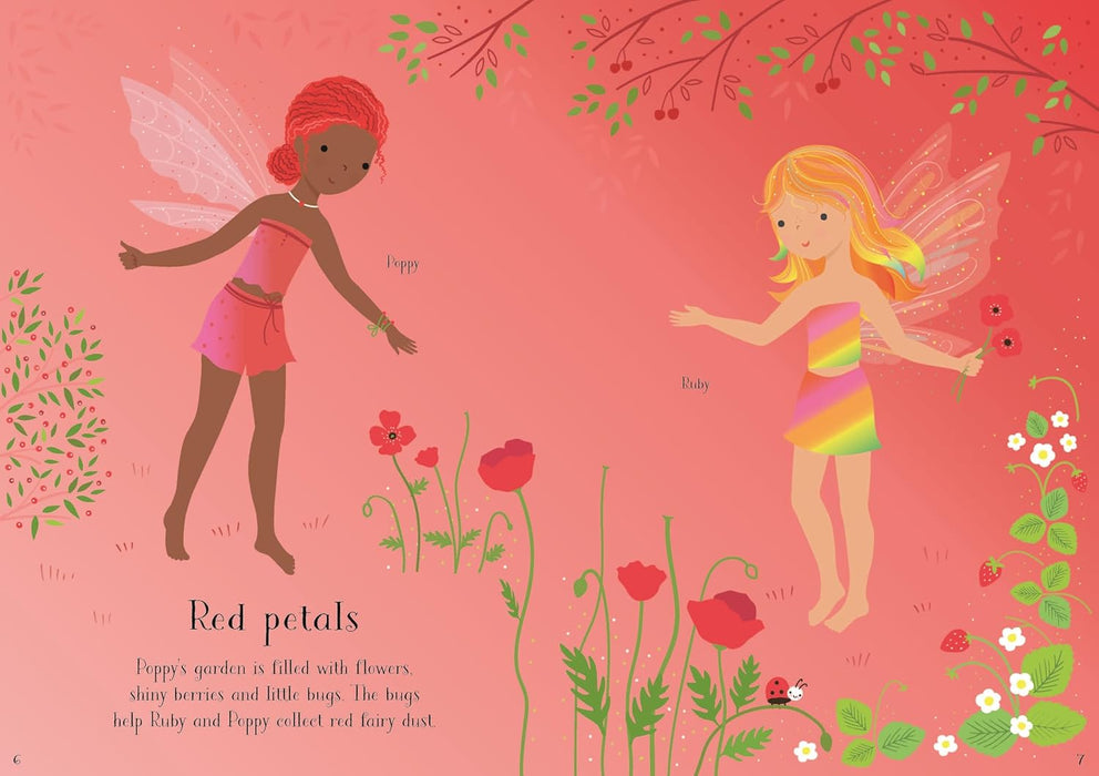 Harper Collins Little Sticker Dolly Dressing Rainbow Fairy