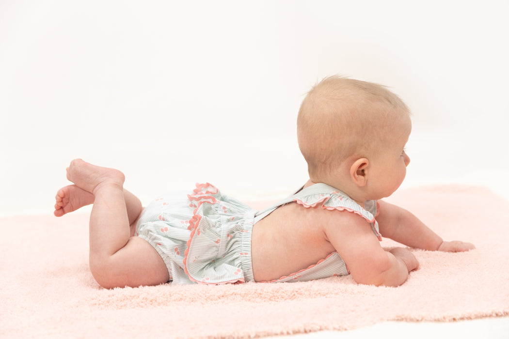 Angel Dear Tiny Cherries Sunsuit