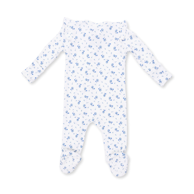Angel Dear Joli Rosette Ruffle Zip Footie
