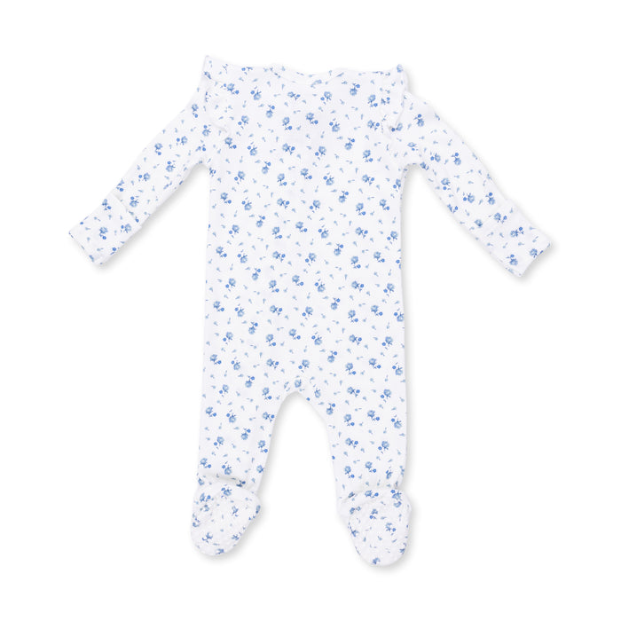 Angel Dear Joli Rosette Ruffle Zip Footie