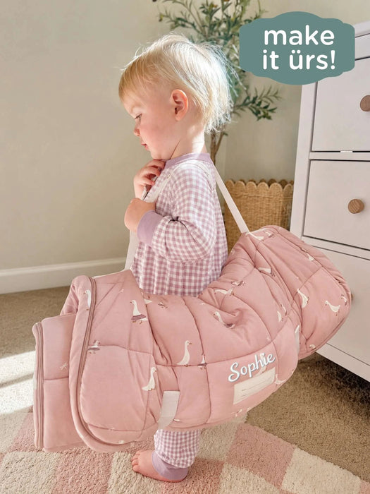 Gunamuna Swaddle Sleep Sack Tutu Goose Pink