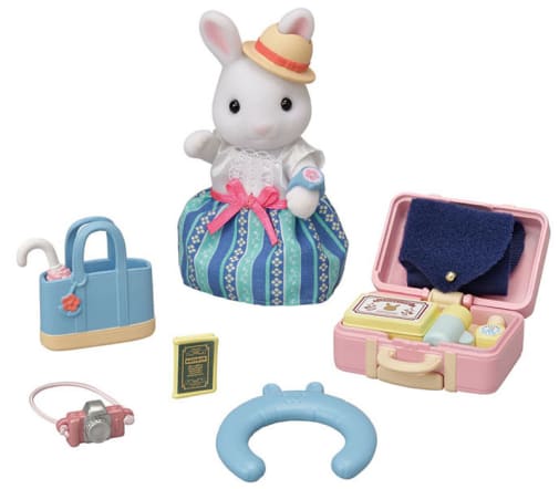 Calico Critters Weekend Travel Set -Snow Rabbit Mother