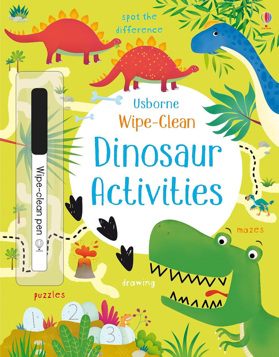 Harper Collins Wipe Clean Dinosaur Activities