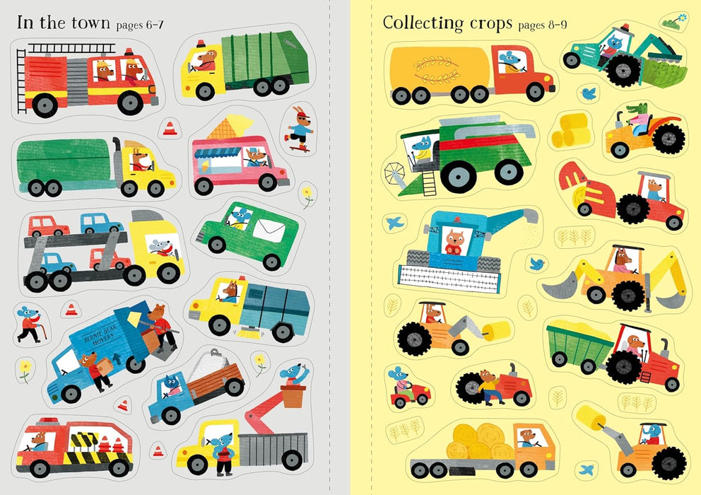 Harper CollinsLittle First Stickers Tractors and Trucks
