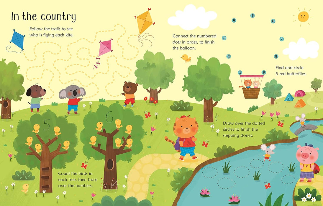 Harper Collins Wipe Clean Summer Activities